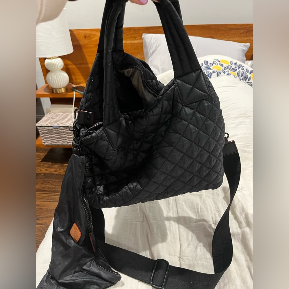 MZ Wallace, black medium Sutton crossbody.